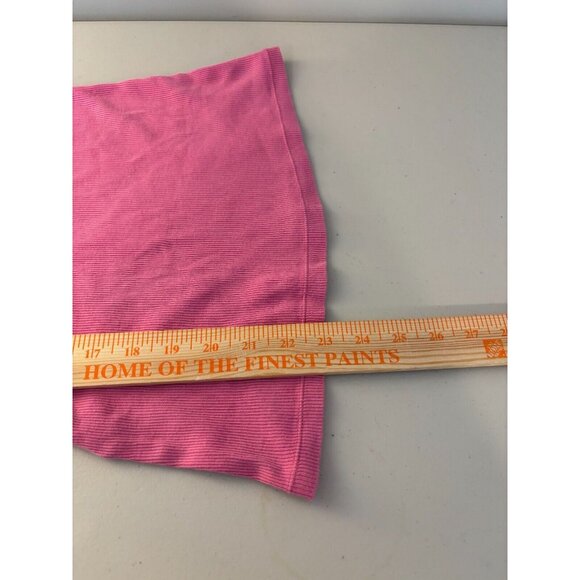 Express Y2K Women's Pink Beaded Sparkle Tank Top Size Medium Retro Colorful 2007 - Picture 10 of 11